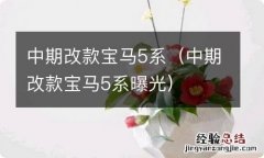 中期改款宝马5系曝光 中期改款宝马5系