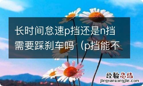 p挡能不能长时间怠速 长时间怠速p挡还是n挡需要踩刹车吗