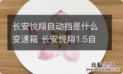 长安悦翔自动挡是什么变速箱 长安悦翔1.5自动挡变速箱