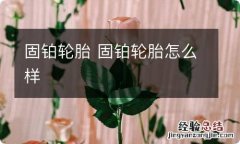 固铂轮胎 固铂轮胎怎么样