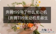 奔腾T99发动机是哪生产的 奔腾t99用了什么发动机