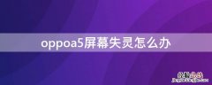 oppoa5屏幕失灵怎么办 oppoa五手机屏幕失灵怎么办