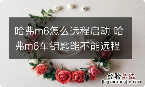 哈弗m6怎么远程启动 哈弗m6车钥匙能不能远程启动