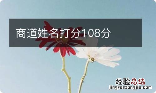 商道姓名打分108分