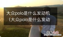 大众polo是什么发动机的 大众polo是什么发动机