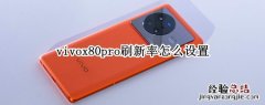 vivox80pro刷新率怎么设置 vivox50pro+刷新率在哪设置