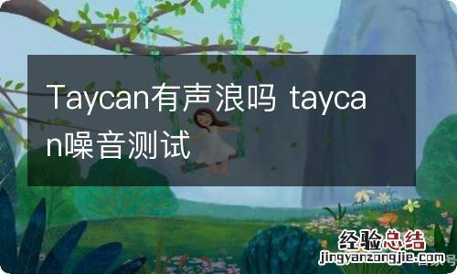 Taycan有声浪吗 taycan噪音测试