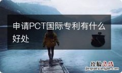 申请PCT国际专利有什么好处