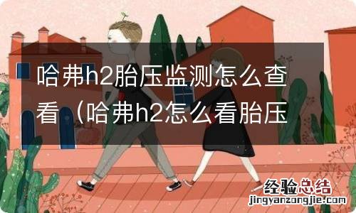 哈弗h2怎么看胎压监测系统 哈弗h2胎压监测怎么查看