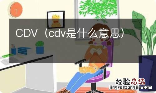 cdv是什么意思 CDV