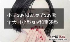 小型suv和紧凑型suv哪个好 小型suv和紧凑型suv哪个大