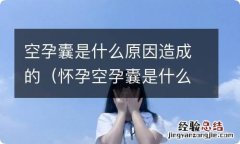 怀孕空孕囊是什么原因造成的 空孕囊是什么原因造成的