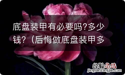 后悔做底盘装甲多少钱 底盘装甲有必要吗?多少钱?