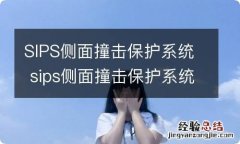 SIPS侧面撞击保护系统 sips侧面撞击保护系统沃尔沃