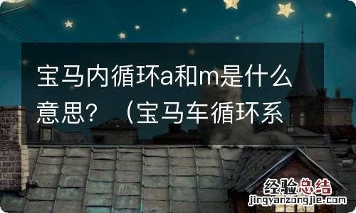 宝马车循环系统A和M是什么意思 宝马内循环a和m是什么意思？