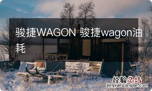 骏捷WAGON 骏捷wagon油耗