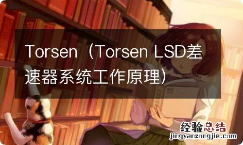 Torsen LSD差速器系统工作原理 Torsen