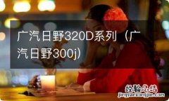 广汽日野300j 广汽日野320D系列