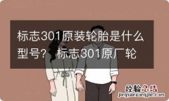 标志301原装轮胎是什么型号？ 标志301原厂轮胎是什么牌子