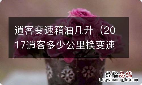 2017逍客多少公里换变速箱油 逍客变速箱油几升