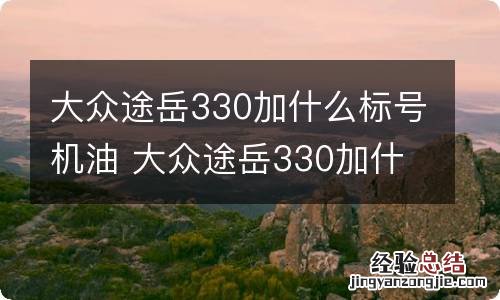 大众途岳330加什么标号机油 大众途岳330加什么标号机油好