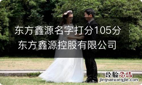 东方鑫源名字打分105分 东方鑫源控股有限公司百科