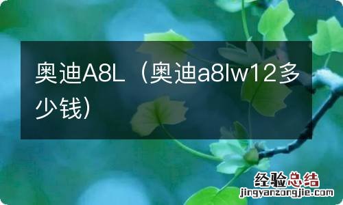 奥迪a8lw12多少钱 奥迪A8L