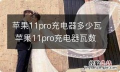 苹果11pro充电器多少瓦 苹果11pro充电器瓦数多少