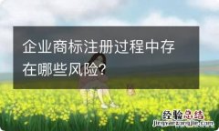 企业商标注册过程中存在哪些风险？