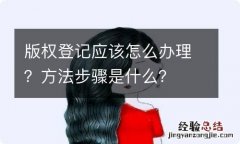 版权登记应该怎么办理？方法步骤是什么？