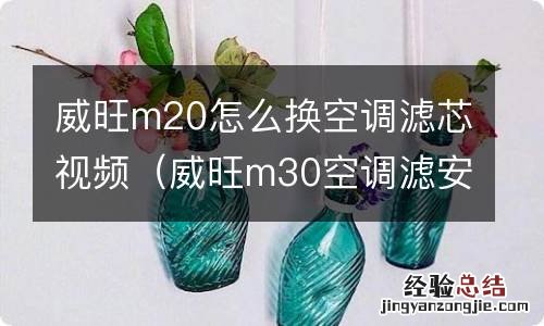 威旺m30空调滤安装视频 威旺m20怎么换空调滤芯视频