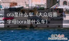 大众后面字母bora是什么车 ora是什么车