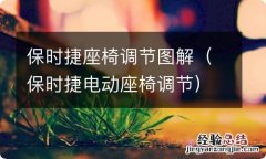 保时捷电动座椅调节 保时捷座椅调节图解