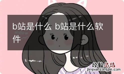 b站是什么 b站是什么软件