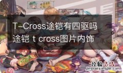 T-Cross途铠有四驱吗 途铠 t cross图片内饰