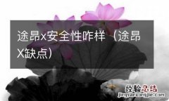 途昂X缺点 途昂x安全性咋样