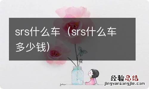 srs什么车多少钱 srs什么车