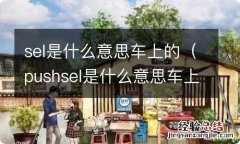 pushsel是什么意思车上的 sel是什么意思车上的