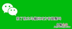 拍了拍立马撤回对方有提醒吗 群里拍了拍立马撤回对方有提醒吗