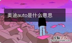 奥迪auto是什么意思