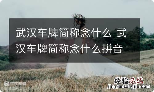 武汉车牌简称念什么 武汉车牌简称念什么拼音