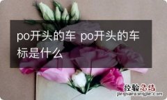 po开头的车 po开头的车标是什么