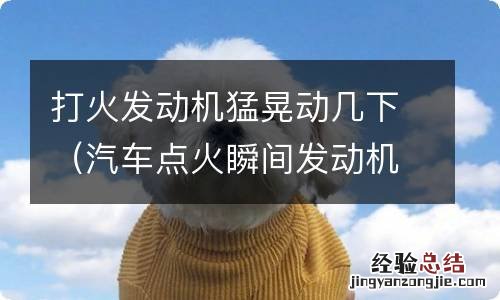 汽车点火瞬间发动机猛烈晃动一下 打火发动机猛晃动几下