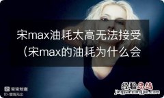 宋max的油耗为什么会那么高 宋max油耗太高无法接受