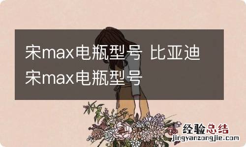 宋max电瓶型号 比亚迪宋max电瓶型号