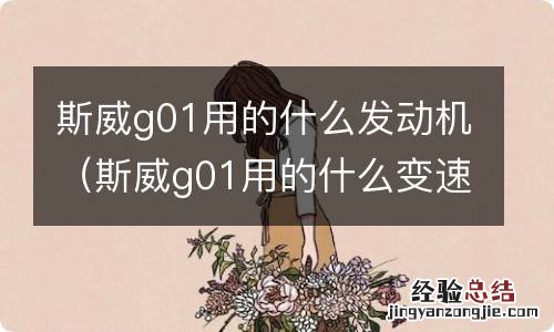 斯威g01用的什么变速箱 斯威g01用的什么发动机