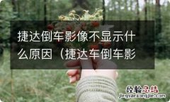 捷达车倒车影像不显示怎么回事 捷达倒车影像不显示什么原因