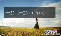 一加ace2pro 一加