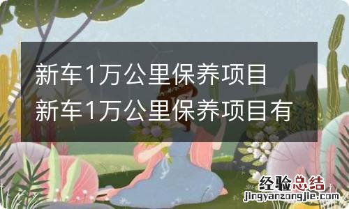 新车1万公里保养项目 新车1万公里保养项目有哪些