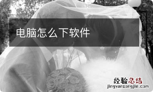 电脑怎么下软件